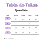 tabla-tallas-pijama-camisa-bata-compradorvip-accesorios-moda