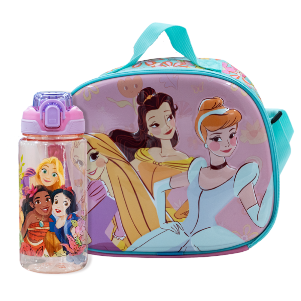 set-lonchera-tomatodo-princesas-disney-compradorvip-escolar-alimenos-niña